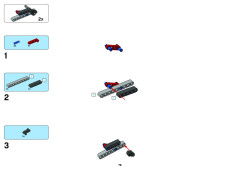 LEGO 8258 instructions page 3 – build guide